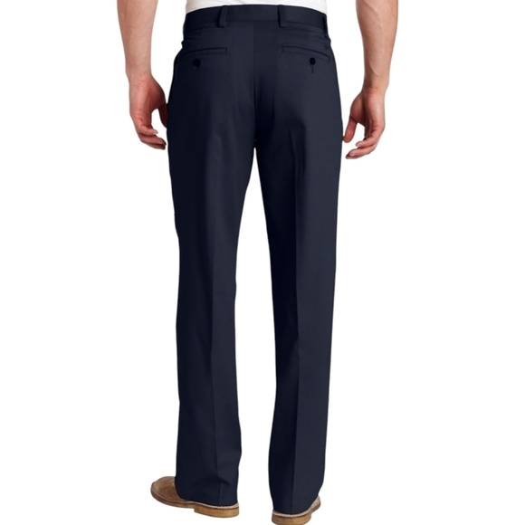 Dockers Men's Navy Flex Comfort Classic Fit Pants Size 40x29 - Picture 2 of 9